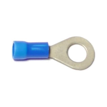 Midwest Fastener Ring Terminal, 14 AWG, Plastic Insulated, 25 PK 69951